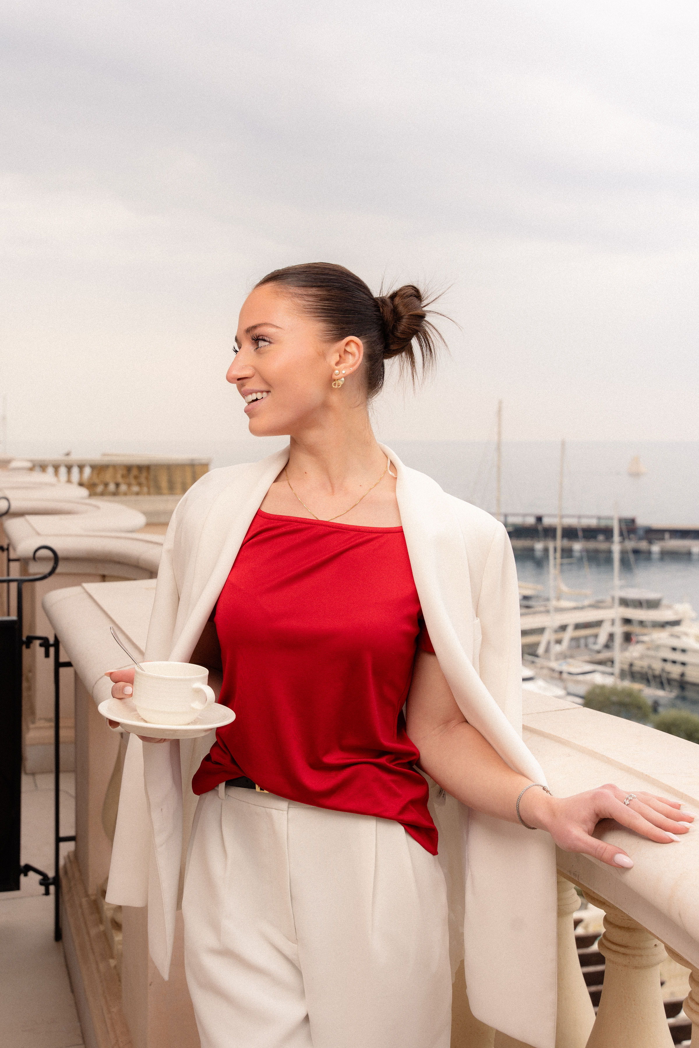 Rubinus Tee-Blouse® worn in Monaco